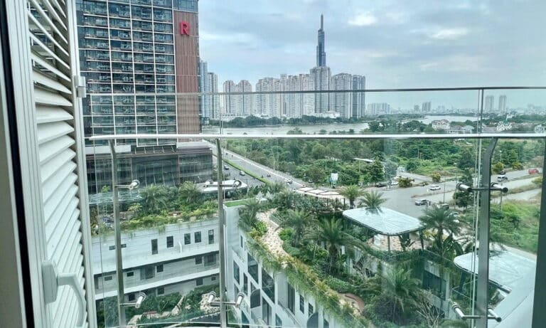 Căn hộ cho thuê Thủ Thiêm Zeit 1 phòng ngủ tầng cao nội thất đẹp view sông
