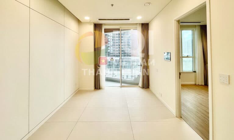 Căn hộ cho thuê Thủ Thiêm Zeit 1 phòng ngủ tầng trung nhà trống view L81