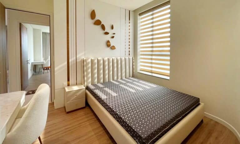 Thủ Thiêm Zeit cho thuê 2 phòng ngủ lầu cao nội thất đẹp view về khu Sala