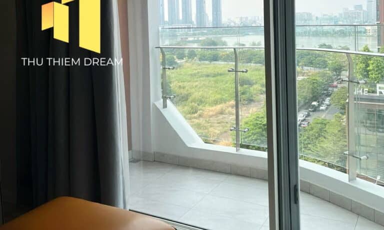 Căn hộ Thủ Thiêm Zeit cho thuê 3 phòng ngủ lầu cao nội thất xịn view sông
