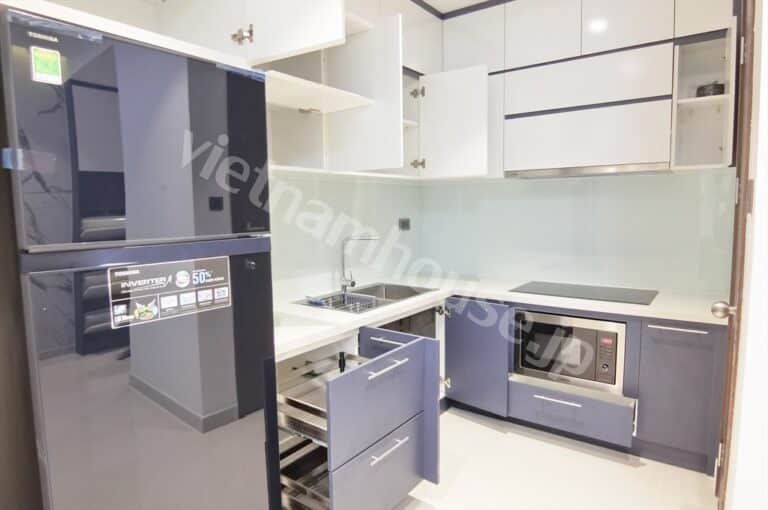 Cho thuê căn hộ 2 phòng ngủ Saigon Royal – Full nội thất Châu Âu hiện đại