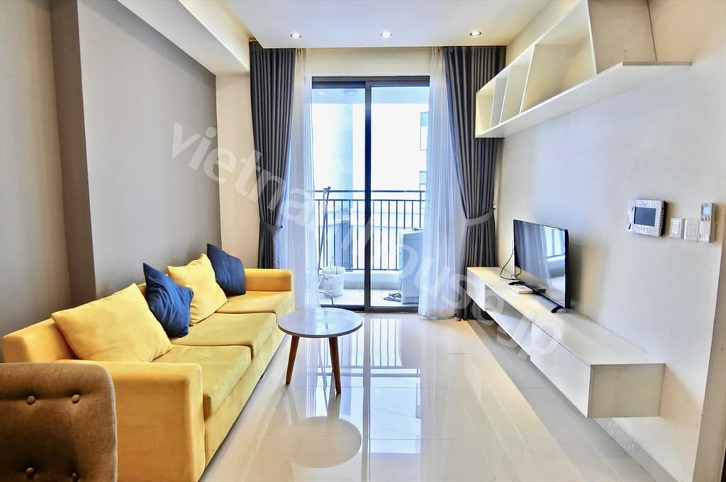 Tầng cao thoáng mát! Căn hộ 2PN The Tresor full nội thất, chỉ từ 16 triệu!