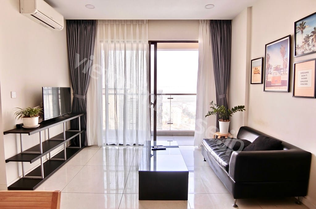 Căn hộ 2 phòng ngủ Millennium – View thoáng, tầng cao, nội thất mới