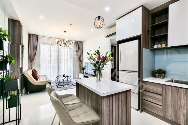 Căn hộ 2PN Saigon Royal cho thuê – Nhà mới decor đẹp, vào ở ngay