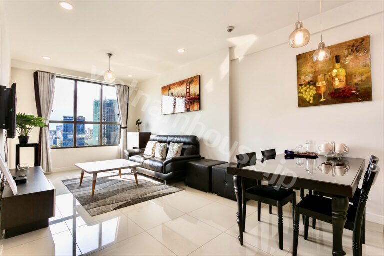Thuê Căn 3 Phòng Ngủ Icon 56 View Thành Phố, Tầng Cao, Giá Rẻ
