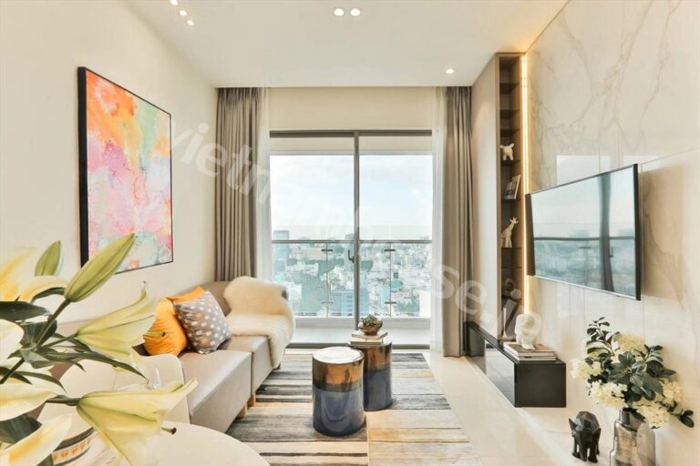 Cho thuê căn hộ 2PN Millennium Quận 4 – Tầng cao, nội thất đẹp, view thoáng
