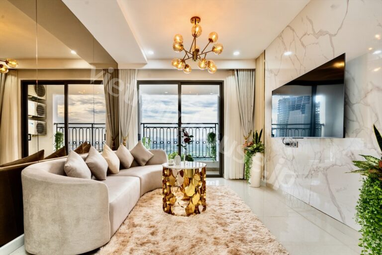 Căn hộ 2PN Saigon Royal cho thuê – Nội thất chuẩn 5 sao, view sông tuyệt đẹp