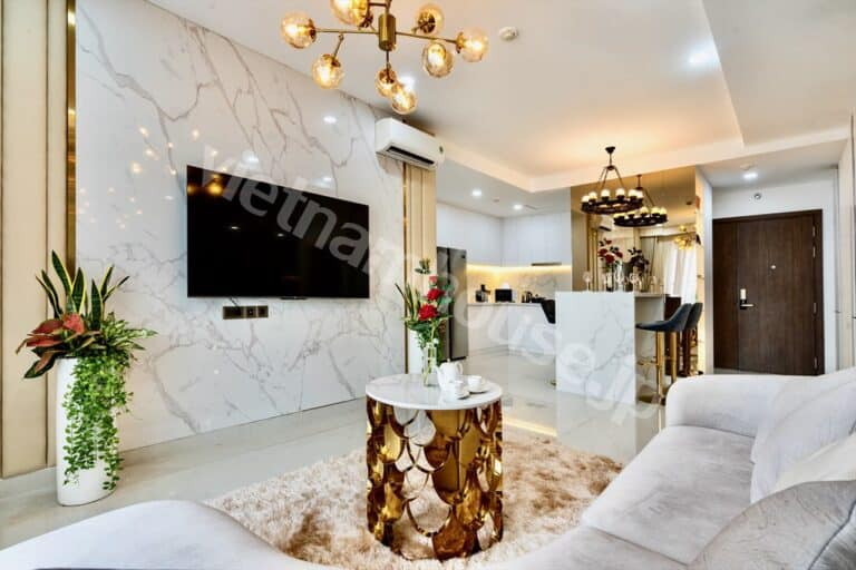 Căn hộ 2PN Saigon Royal cho thuê – Nội thất chuẩn 5 sao, view sông tuyệt đẹp