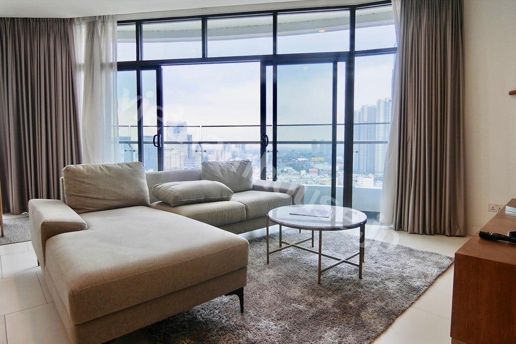 Thuê ngay căn 2PN City Garden tầng cao – Không khí trong lành, mát mẻ!