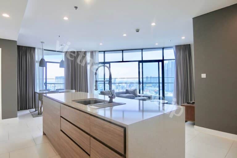 Thuê ngay căn 2PN City Garden tầng cao – Không khí trong lành, mát mẻ!