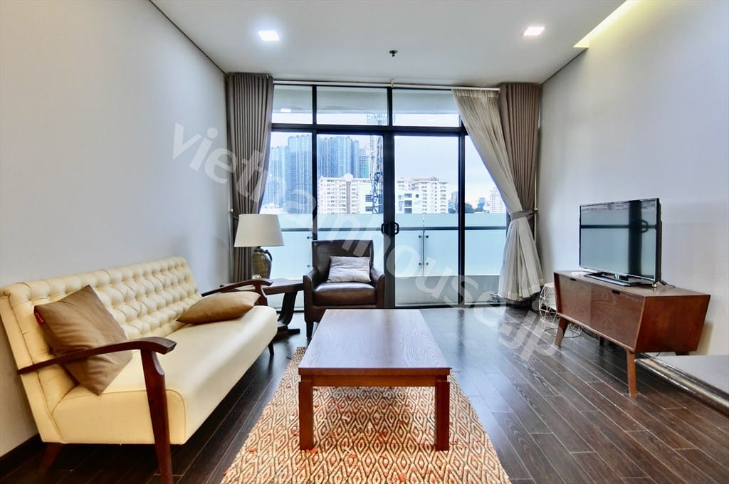 Cho thuê căn hộ City Garden 1 phòng ngủ – Tầng trung, View Hồ Bơi