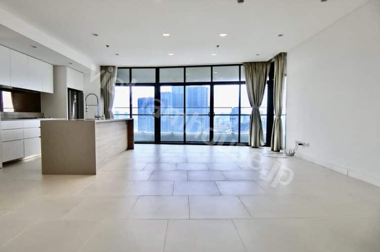 Căn hộ 3PN City Garden tầng trung – nội thất cơ bản, view Sông!