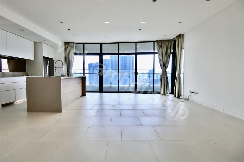 Căn hộ 3PN City Garden tầng trung – nội thất cơ bản, view Sông!