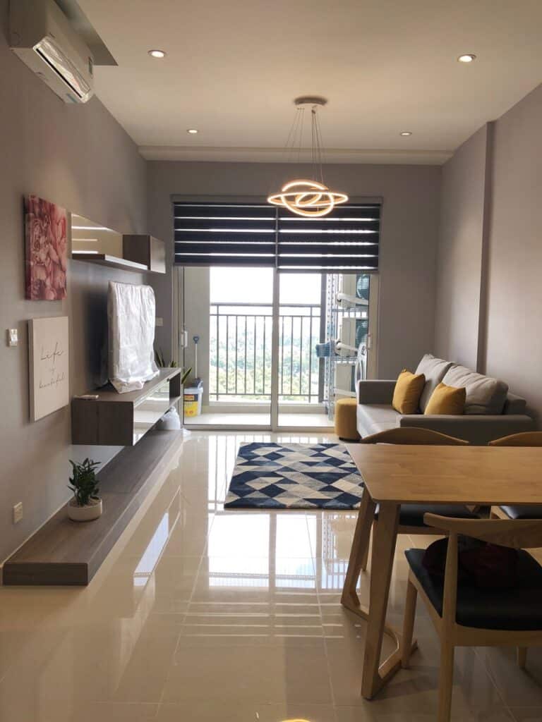Thuê căn hộ 2PN Golden Mansion – Tầng trung, Giá tốt, nội thất đầy đủ