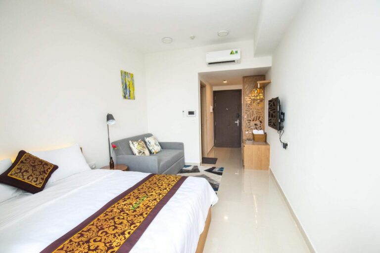 Cho thuê studio River Gate – Full nội thất, chỉ cần xách vali vào ở