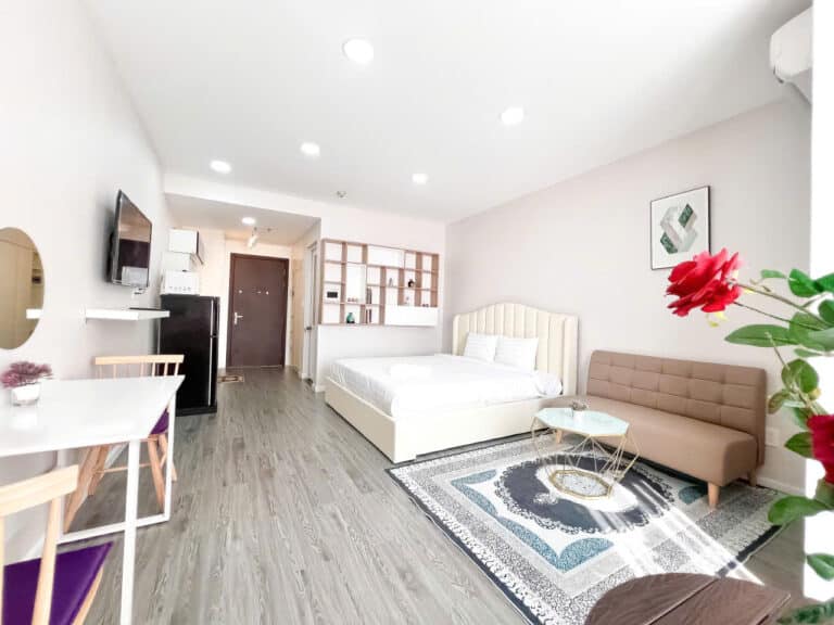 Studio RiverGate Residence cho thuê – View thành phố lộng lẫy, nội thất sang