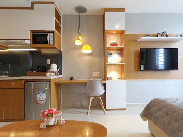 Thuê studio River Gate – Giá rẻ, nội thất xịn, view thành phố