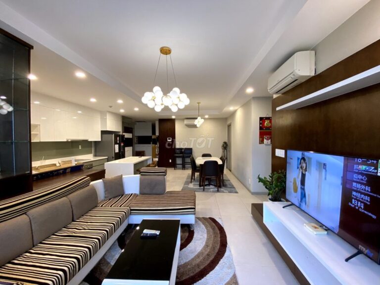 Cho Thuê The GoldView 3 phòng ngủ – Full Nội Thất Hiện Đại, Tầng Cao