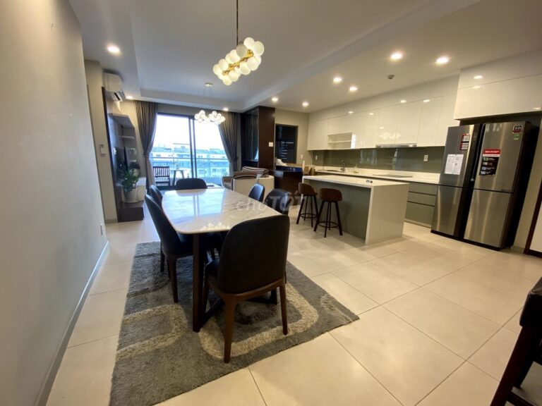 Cho Thuê The GoldView 3 phòng ngủ – Full Nội Thất Hiện Đại, Tầng Cao