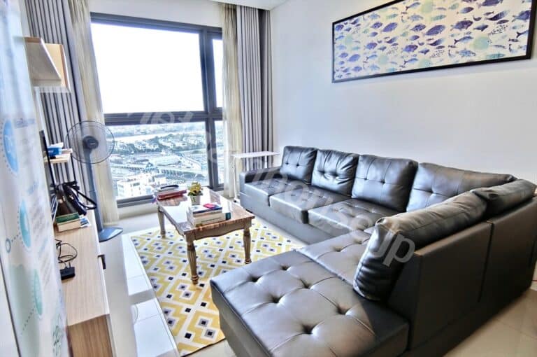 Cho thuê căn hộ 1 phòng ngủ Pearl Plaza – View sông, nội thất chỉn chu