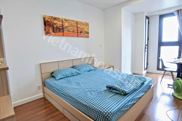Cho thuê căn hộ 1 phòng ngủ Pearl Plaza – View sông, nội thất chỉn chu