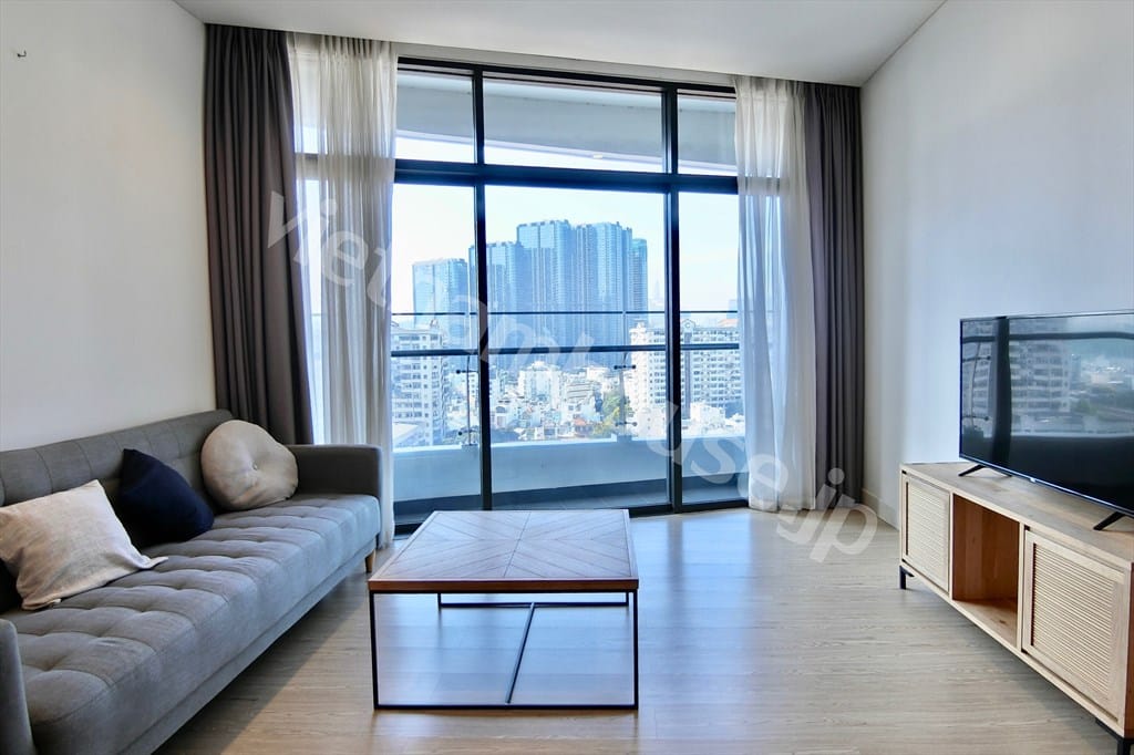 Cho thuê 1PN City Garden tầng cao – View toàn cảnh thành phố cực đỉnh!