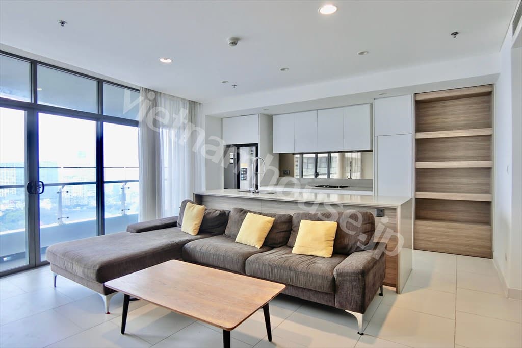 Cho thuê City Garden 3 phòng ngủ  – Nhà Đẹp, View Văn Thánh, Tầng cao!