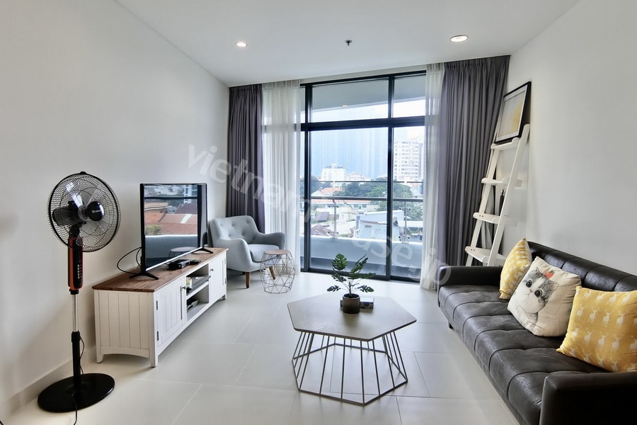 Căn hộ 1 phòng ngủ City Garden – Tầng cao thoáng đãng, nội thất chỉn chu, giá cực tốt
