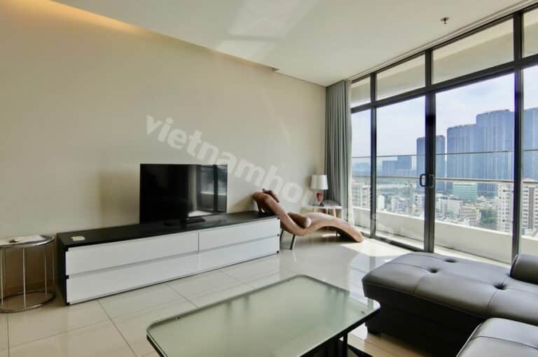 Thuê Căn hộ 2PN City Garden tầng cao – View sông, Quận 1!