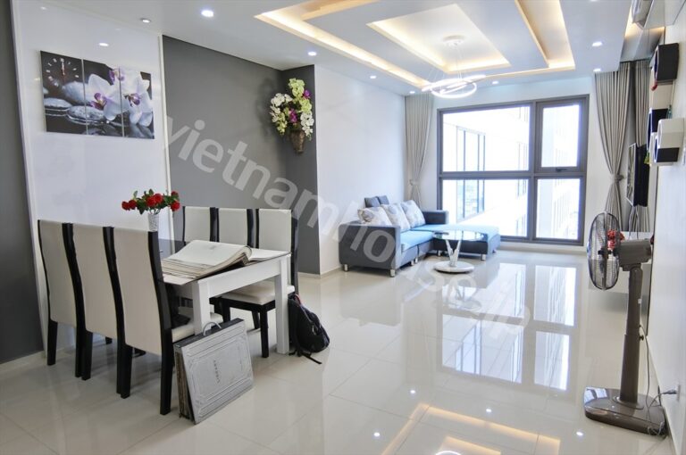 Cho thuê căn hộ 2PN Pearl Plaza full nội thất view Hàng Xanh