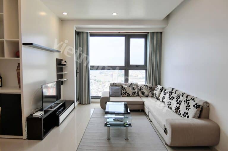 Cho thuê căn hộ 2 phòng ngủ Pearl Plaza – Ngập tràn ánh sáng, view sông Sài Gòn