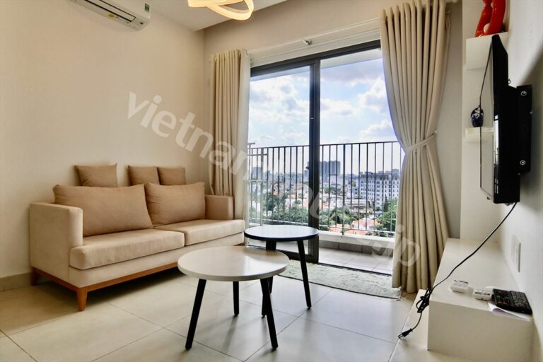 Cho thuê căn hộ 2 phòng ngủ – Tòa T1 Masteri Thảo Điền, tầng trung, view thoáng