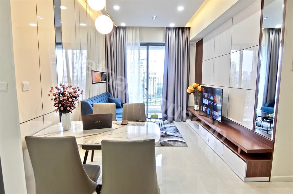 Căn hộ 2 phòng ngủ Masteri An Phú – Tầng trung, nội thất đầy đủ, đón sáng tự nhiên