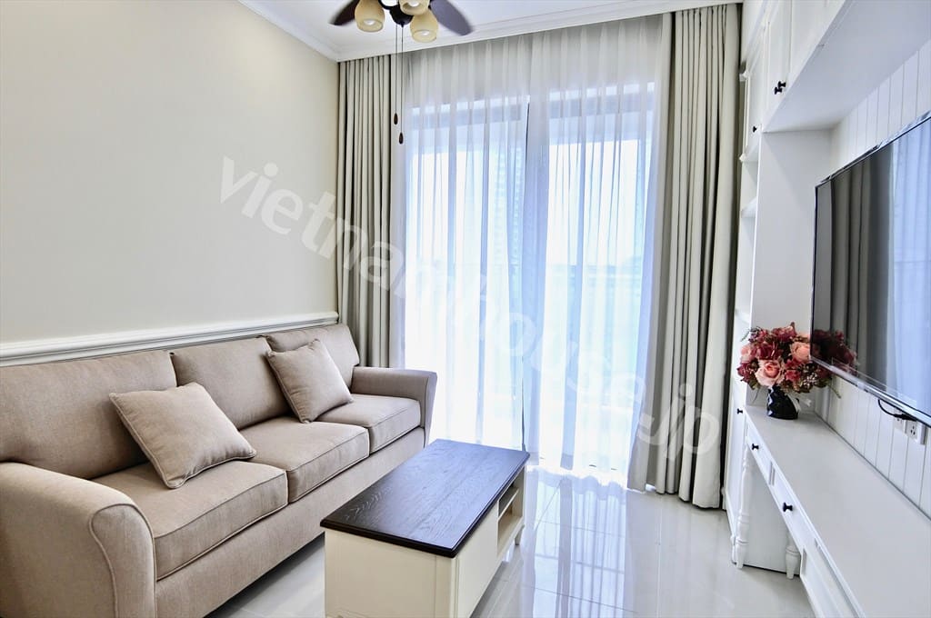 Cho thuê căn hộ 2PN Masteri An Phú – Nội thất nhập khẩu châu Âu