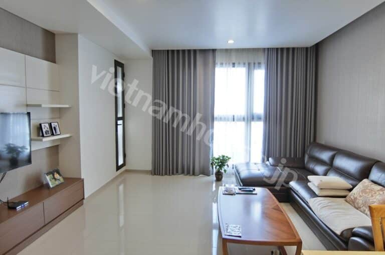 Căn hộ cho thuê Pearl Plaza 2 phòng ngủ view Hàng Xanh full nội thất
