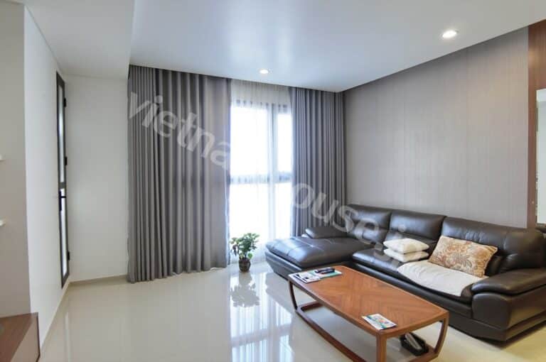 Căn hộ cho thuê Pearl Plaza 2 phòng ngủ view Hàng Xanh full nội thất
