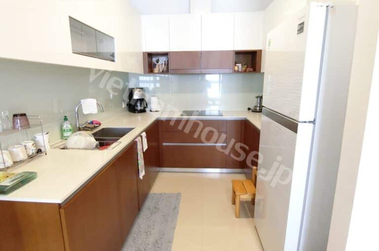 Căn hộ cho thuê Pearl Plaza 2 phòng ngủ view Hàng Xanh full nội thất