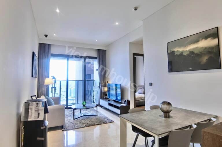 Cho thuê căn hộ 2PN The Marq – Nội thất sang trọng, tầng cao, view thoáng đãng