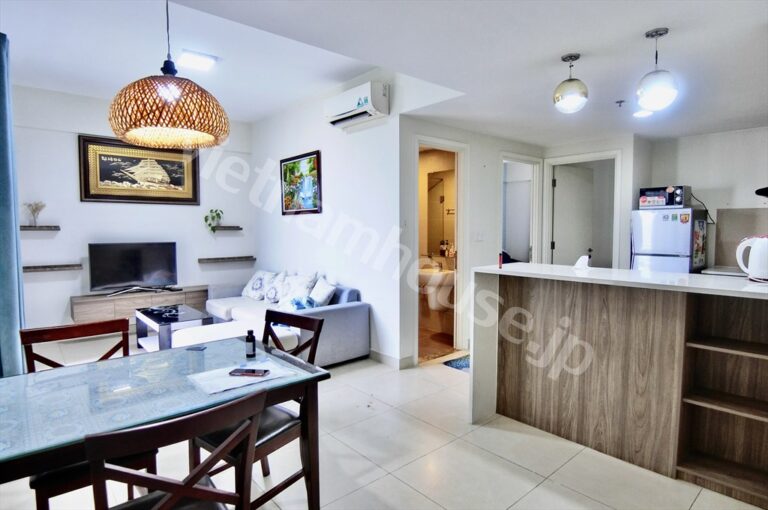Căn hộ 2PN tầng cao Masteri Thảo Điền Toà T2 – Full nội thất, View sông