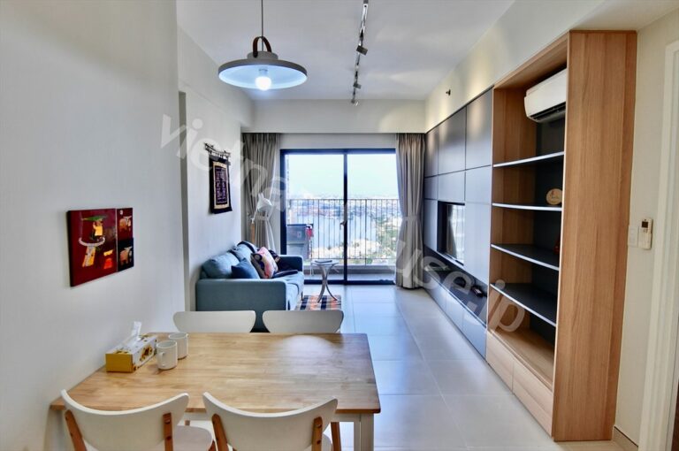Cho thuê căn hộ 2PN Tòa T5 Masteri Thảo Điền – Tầng cao, view sông