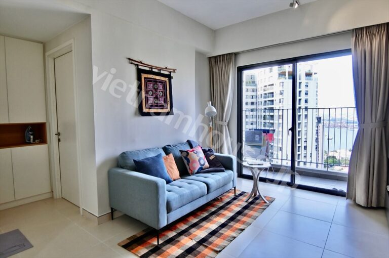 Cho thuê căn hộ 2PN Tòa T5 Masteri Thảo Điền – Tầng cao, view sông