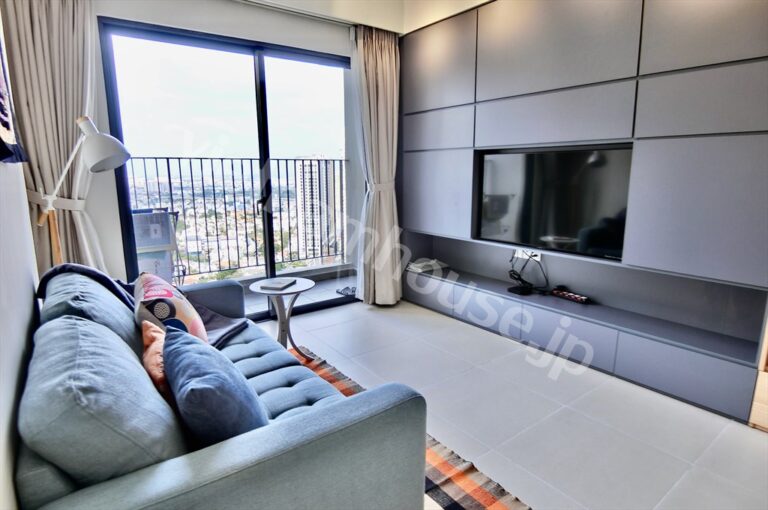 Cho thuê căn hộ 2PN Tòa T5 Masteri Thảo Điền – Tầng cao, view sông