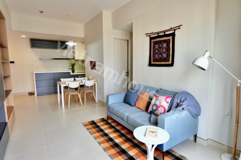 Cho thuê căn hộ 2PN Tòa T5 Masteri Thảo Điền – Tầng cao, view sông