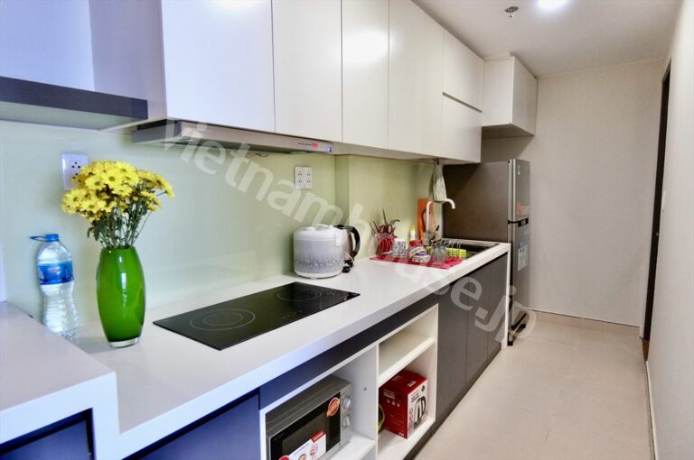 Cho thuê căn hộ 2PN Tòa T5 Masteri Thảo Điền – Tầng cao, view sông