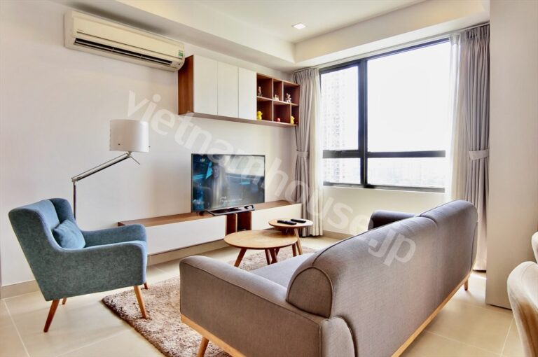 Cho thuê căn hộ 2PN Masteri Thảo Điền – Tòa T1, tầng trung, view thoáng