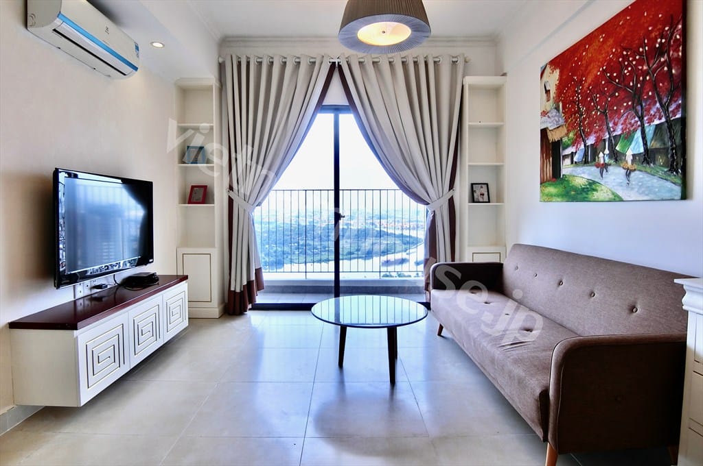 Cho thuê căn hộ 3PN Toà T2 Masteri Thảo Điền – View Sông, Tầng cao