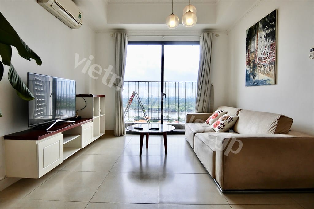 Cho thuê Căn hộ 3PN Masteri Thảo Điền T4 – View sông tầng trung