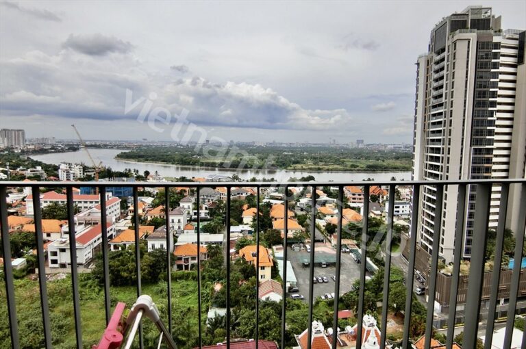 Cho thuê Căn hộ 3PN Masteri Thảo Điền T4 – View sông tầng trung