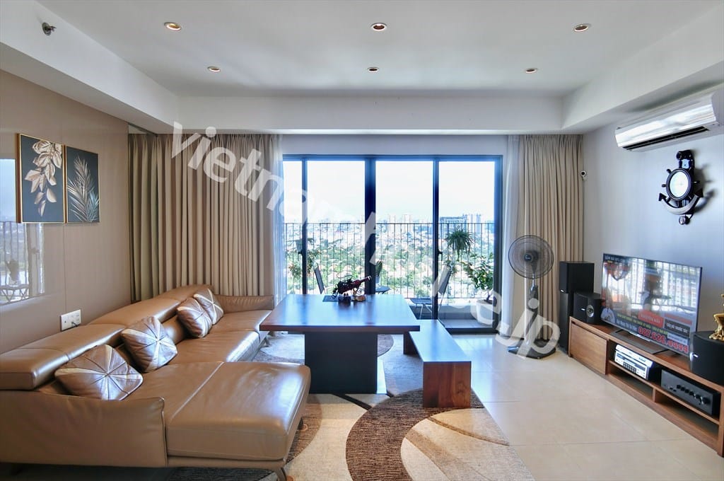 Cho thuê căn hộ 3PN Masteri Thảo Điền – View toàn cảnh sông Sài Gòn & Thảo Điền