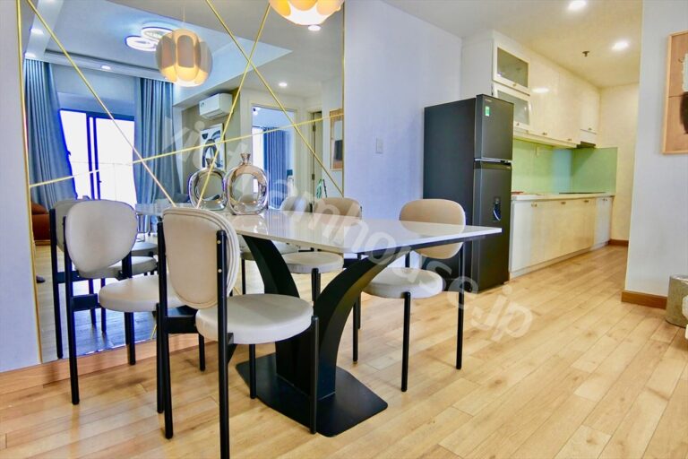 2PN Masteri Thảo Điền full đồ – View đẹp, nội thất hiện đại